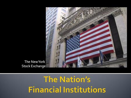 The New York Stock Exchange.   msnbc_tv-rachel_maddow_show/#37007230 (stop at 5:45)