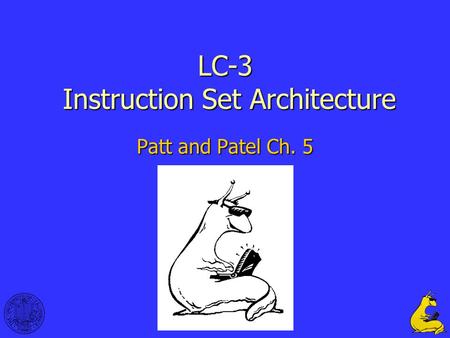 LC-3 Instruction Set Architecture