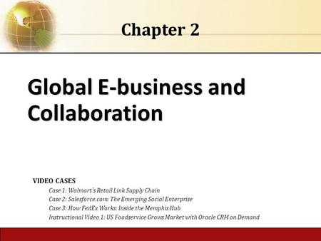 Global E-business and Collaboration