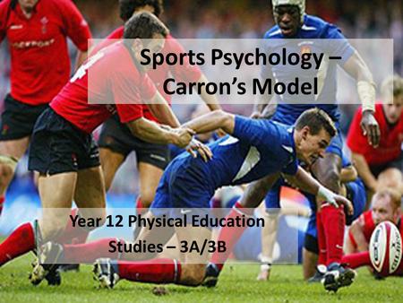 Sports Psychology – Carron’s Model