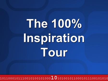 The 100% Inspiration Tour. Web Services – An Industry Approach to the evolution of Distributed Architecture Mark Johnston Academic Team, Microsoft UK.