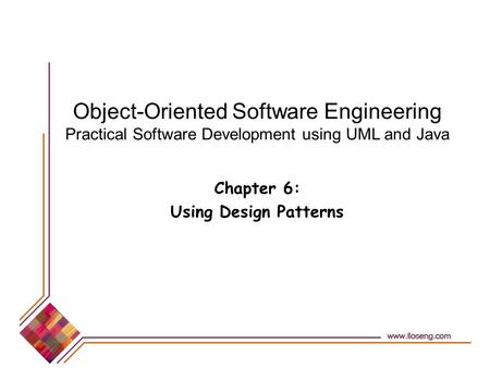 Chapter 6: Using Design Patterns
