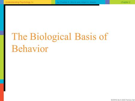 Chapter 2 The Biological Basis of Behavior. chapter 2 Neurons: The Messengers Neurons vary in size and shape All are specialized to receive and transmit.