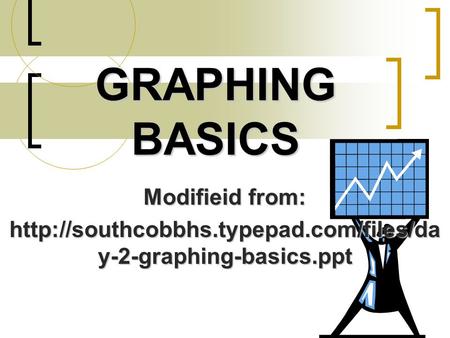 GRAPHING BASICS Modifieid from:  y-2-graphing-basics.ppt.