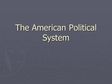 The American Political System