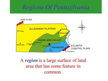 Regions Of Pennsylvania