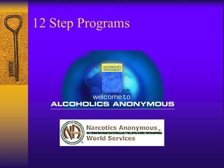 12 Step Programs. A Brief History of AA  Alcoholics Anonymous  AA was founded in 1935  By 1950 there were 90,000 members  In 1998 there were over.