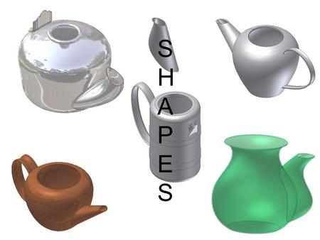 SHAPESSHAPES. Create a revolved shape using a spline Place the center of the base on the Origin Center point and use the Origin axis and work planes.