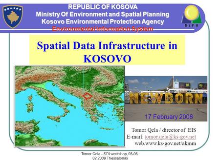 Spatial Data Infrastructure in KOSOVO