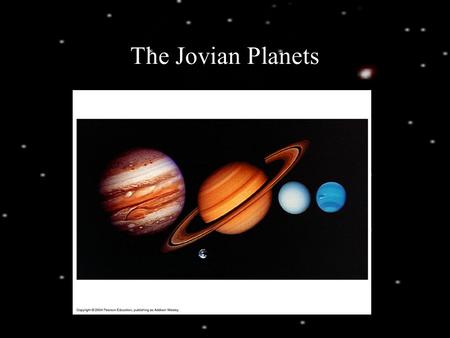 The Jovian Planets. These Planets were capable nebular capture Systems of moon formed in disks Colder environment needed for nebular capture due to greater.