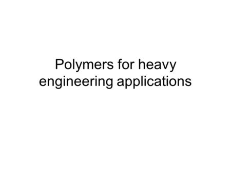 Polymers for heavy engineering applications. PEEK Chemical Resistance Since PEEK™ polymer is semi-crystalline, it is insoluble in all common solvents.