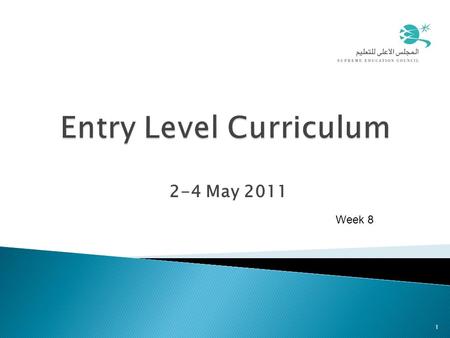 2-4 May 2011 1 Week 8. Agenda - Week 8 10:00-10:10Welcome (Starter activity) 10:10-11:10Lesson Plan 11:10-11:45Micro Teaching evaluation 11:45-12:00 Break.