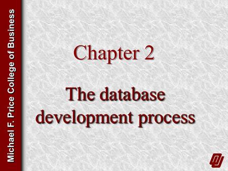 The database development process