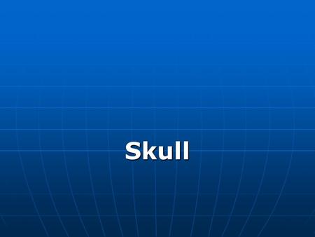 Lecture Skull.