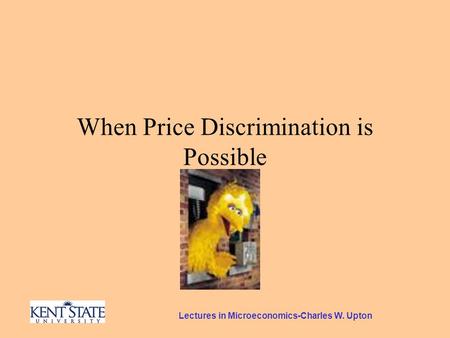 Lectures in Microeconomics-Charles W. Upton When Price Discrimination is Possible.
