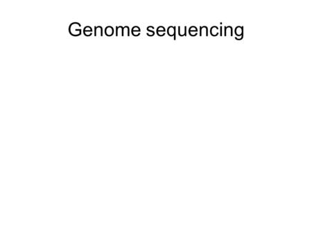 Genome sequencing. Vocabulary Bac: Bacterial Artificial Chromosome: cloning vector for yeast Pac, cosmid, fosmid, plasmid: cloning vectors for E. coli.