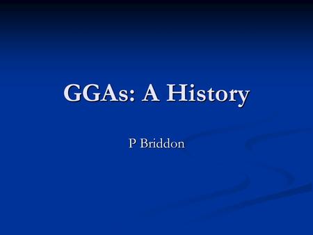 GGAs: A History P Briddon. Thomas Fermi First attempt to write E[n]. First attempt to write E[n]. An early DFT. An early DFT. Issue with KE: Used n 5/3.
