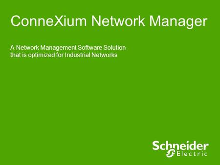 ConneXium Network Manager