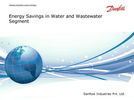 Energy Savings in Water and Wastewater Segment