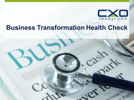 Business Transformation Health Check