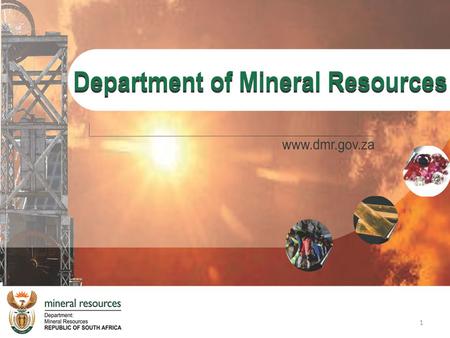 1. PRESENTATION TO THE PORTFOLIO COMMITTEE ON MINERAL RESOURCES: JOB LOSSES AND WHAT IS BEING DONE TO MITIGATE AGAINST JOB CUTS 03 JUNE 2015 2.