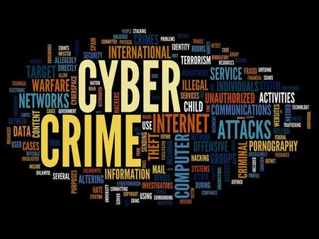 Cybercrime, aka computer crime, the use of a computer as an instrument to further illegal ends, such as committing fraud, trafficking in child pornography.