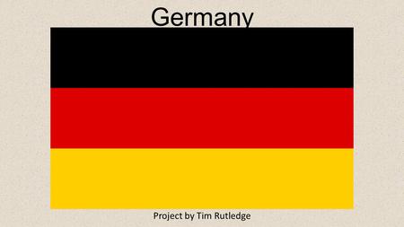 Germany Project by Tim Rutledge. Religion, Language, and Holiday Christianity Belief in one god. Beliefs center from the life of Jesus of Nazareth,