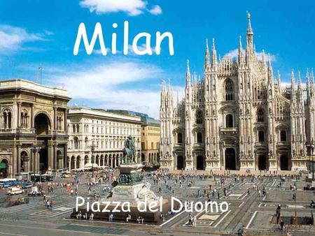 Piazza del Duomo Milan. Milano (Lombardia Region)