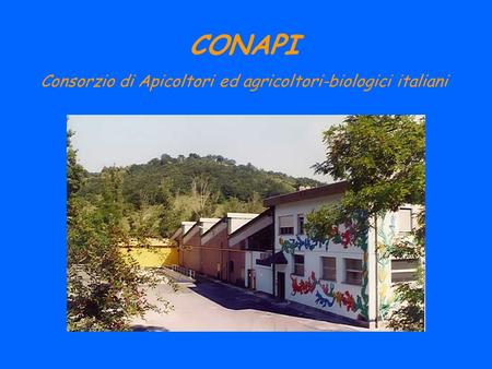 CONAPI Consorzio di Apicoltori ed agricoltori-biologici italiani.