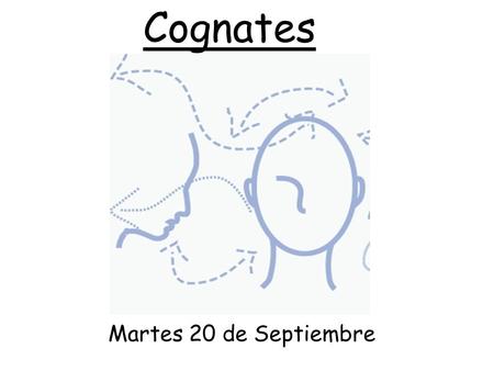 Cognates Martes 20 de Septiembre. Improve your Spanish vocabulary for free, yes you heard me.... for a short time only I will be offering you nearly 4000.