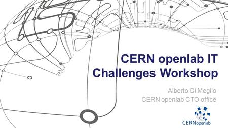 CERN openlab IT Challenges Workshop Alberto Di Meglio CERN openlab CTO office.
