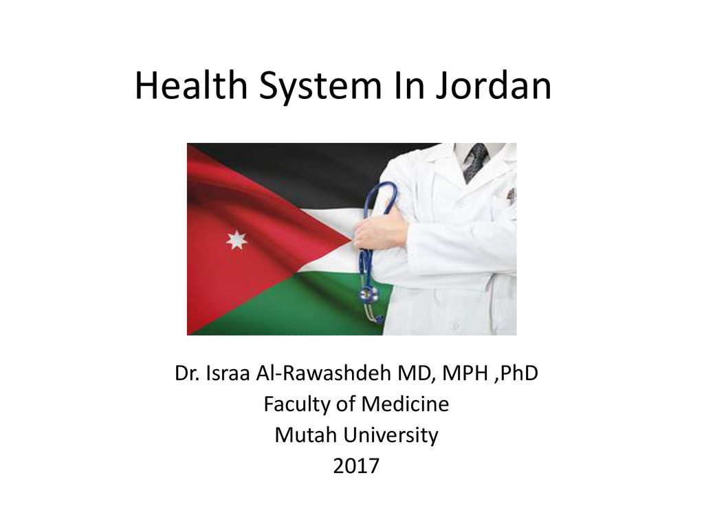 Health System In Jordan - ppt download