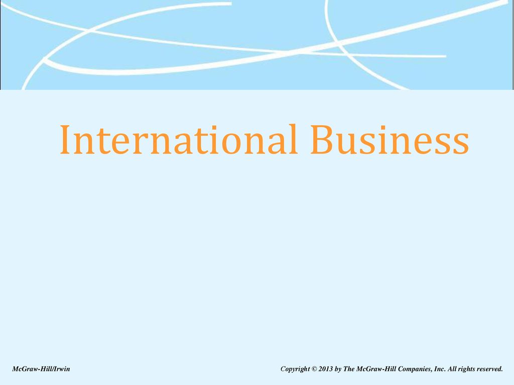 International Business 11th Edition Mcgraw Hill International Business 11th Edition Mcgraw Hill