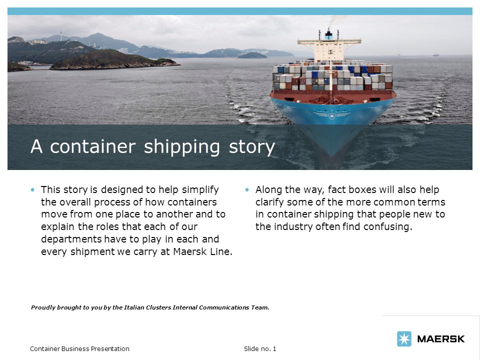 A container shipping story - ppt video online download