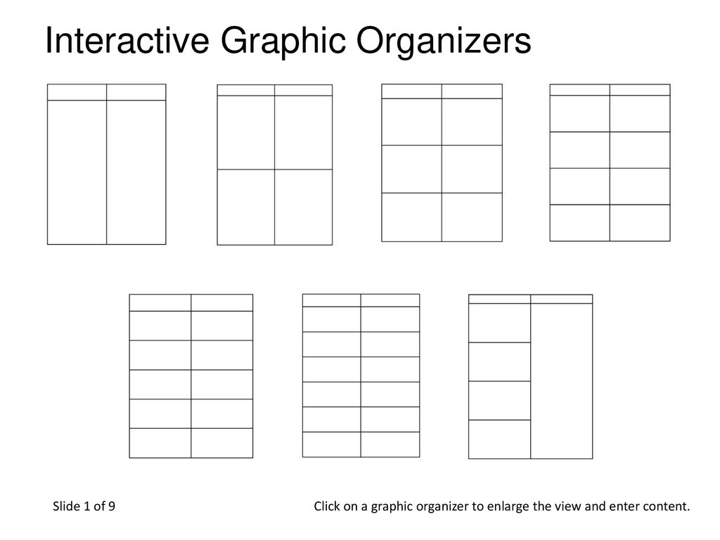 Interactive Graphic Organizers Ppt Download