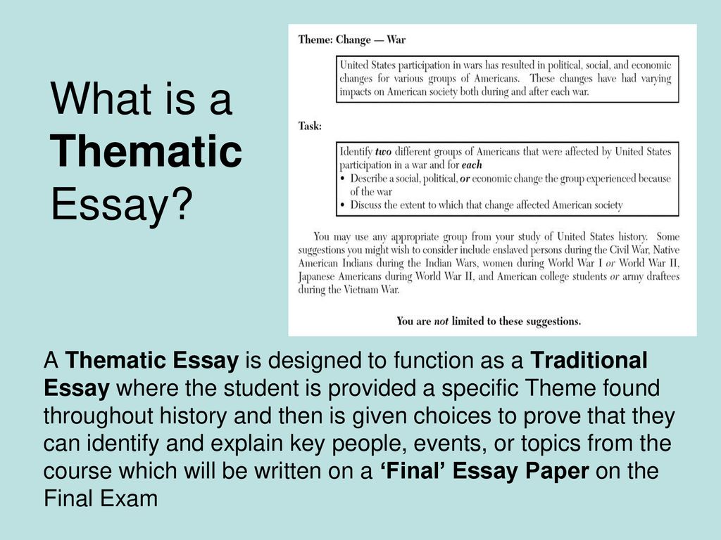 Comprehensive Thematic Essay Writing Guide: Outline, Tips, and Examples.