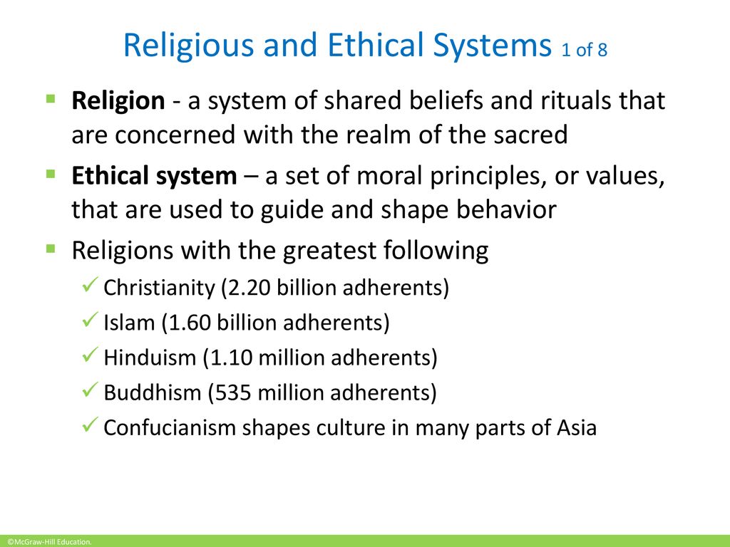 Religious and Ethical Systems 1 of 8 - ppt download