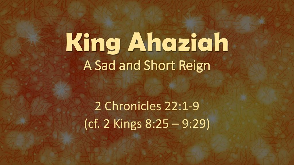 Was Ahaziah 22 years old (2 Kings 8:26) or 42 years old (2 Chronicles 22:2)  when he started his reign?