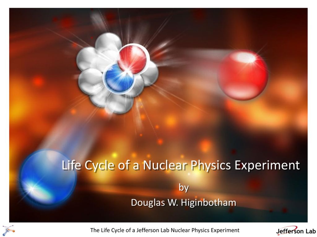 Life Cycle of a Nuclear Physics Experiment - ppt download