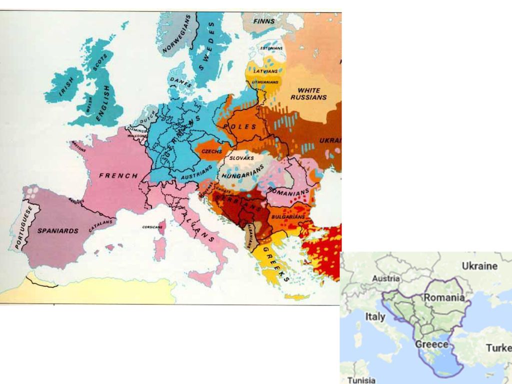 Этническая карта германии