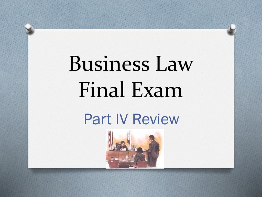 business law final paper