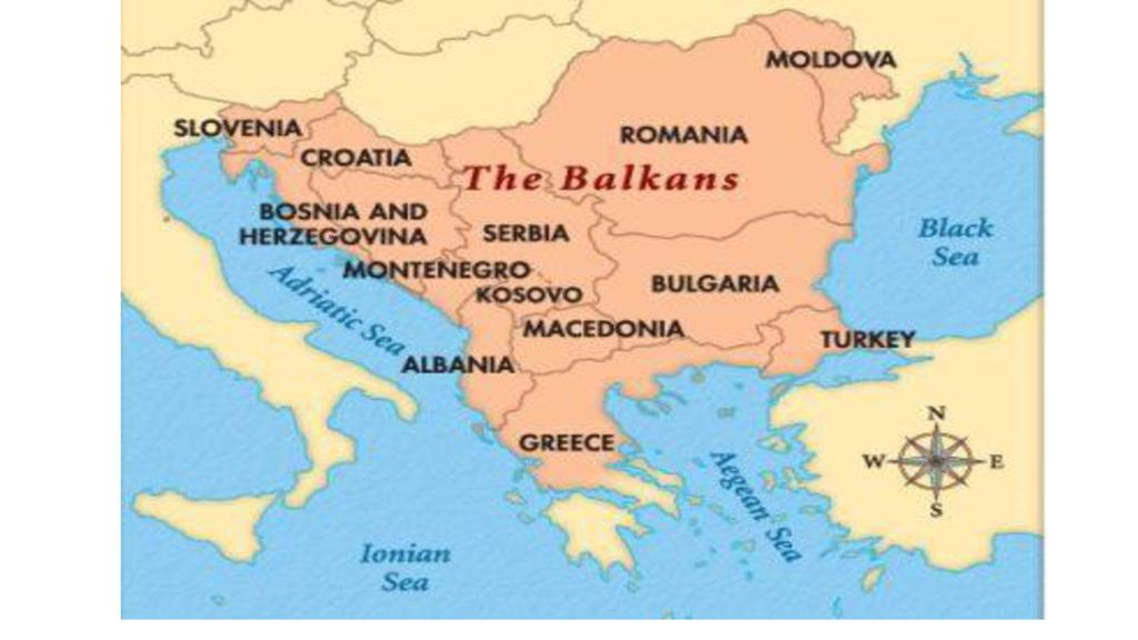 Страна на севере балканского полуострова. Балканский полуостров на карте. Карта Балканского Босния. Политическая карта Балканского полуострова. Балканский полуостров на карте Европы.