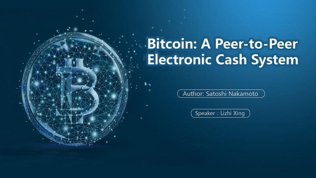 Author Satoshi Nakamoto Ppt Download