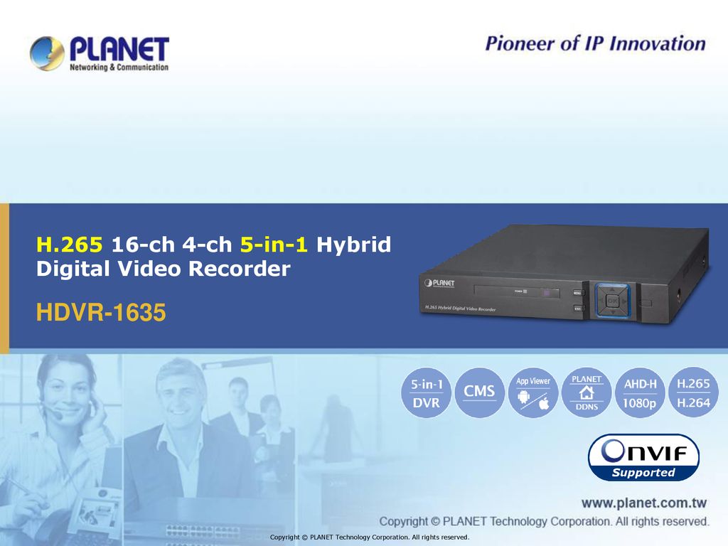 H ch 4-ch 5-in-1 Hybrid Digital Video Recorder - ppt download