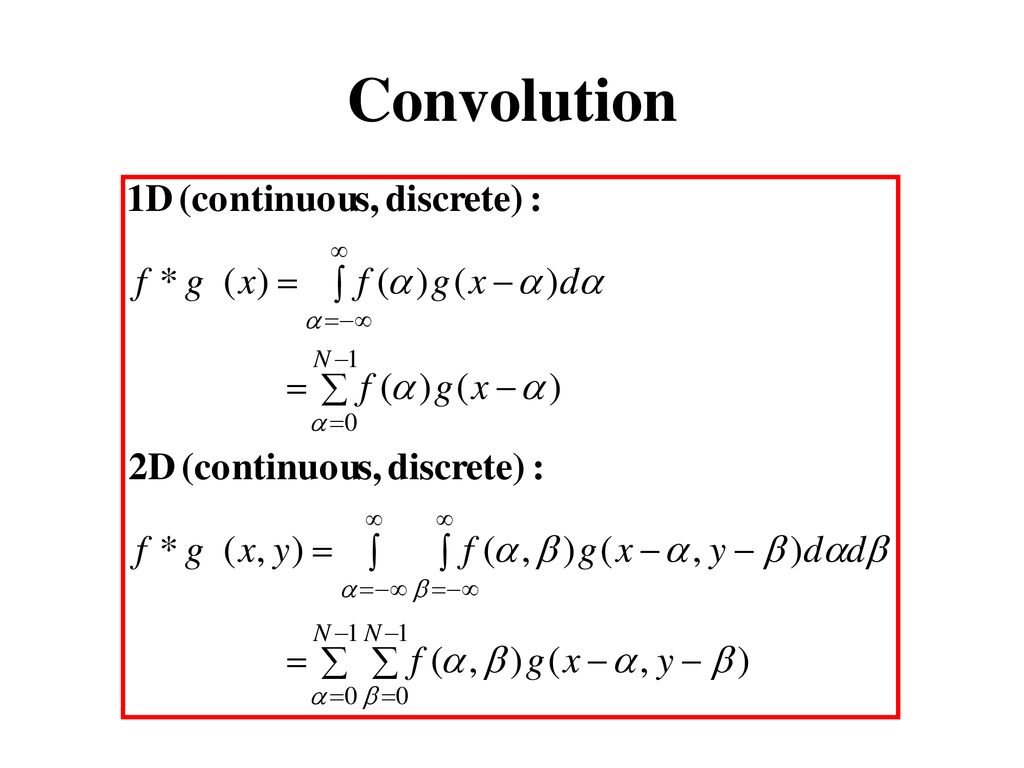 Convolution Ppt Download