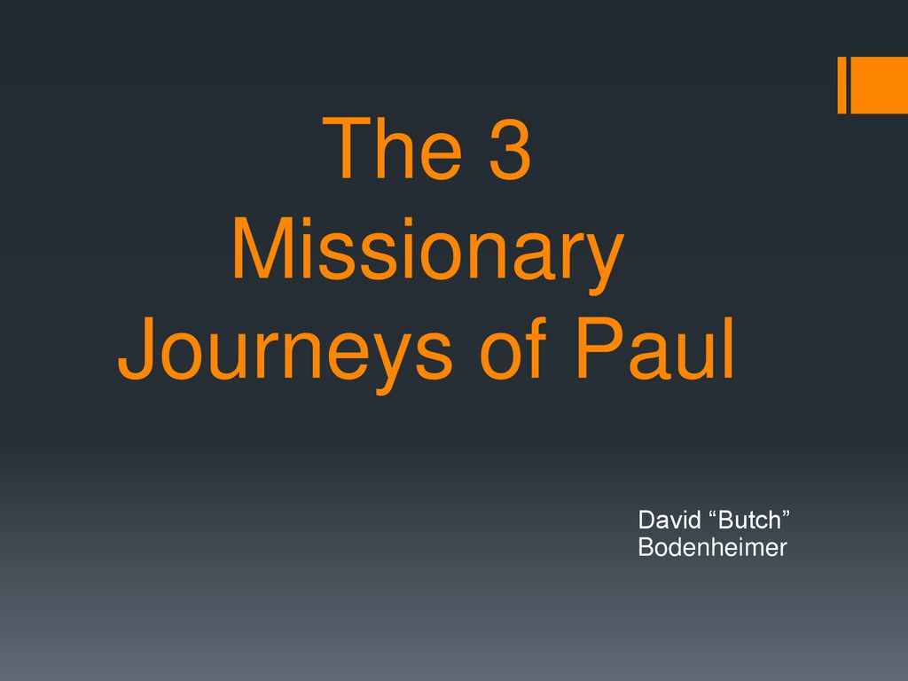 The 3 Missionary Journeys of Paul - ppt download