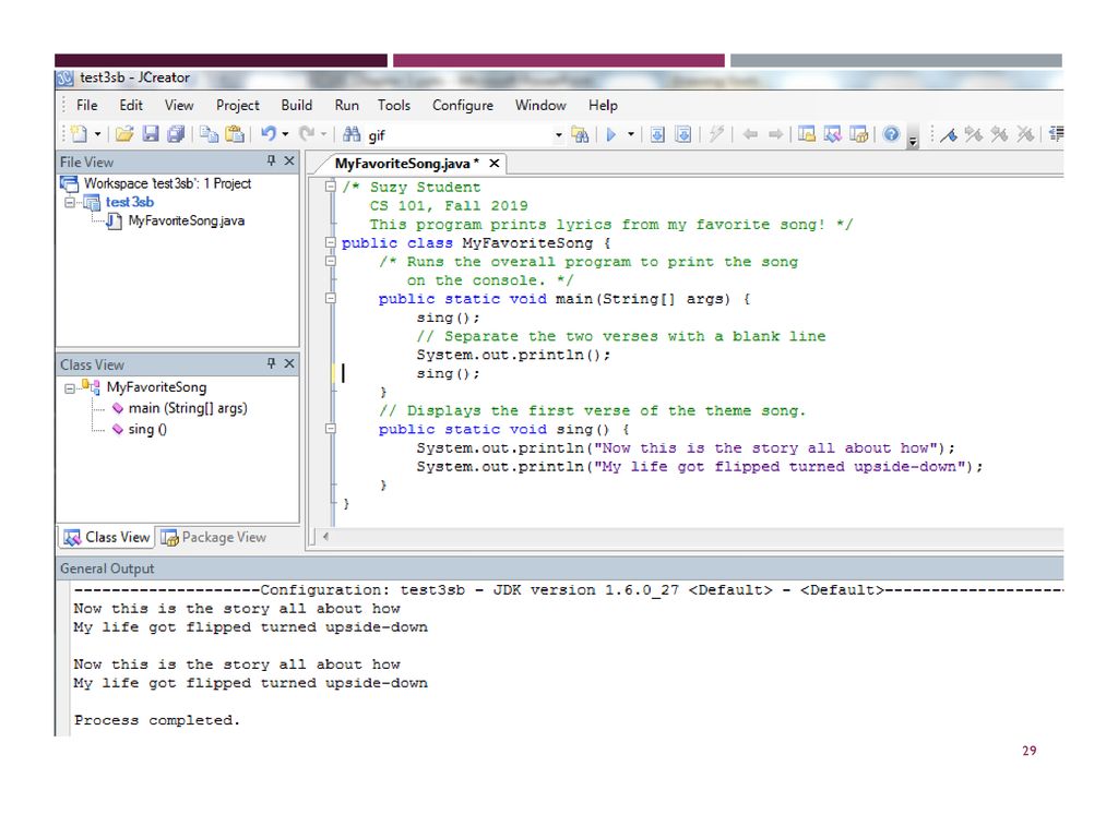 Chapter 3 GC 101 Java Fundamentals. - ppt download