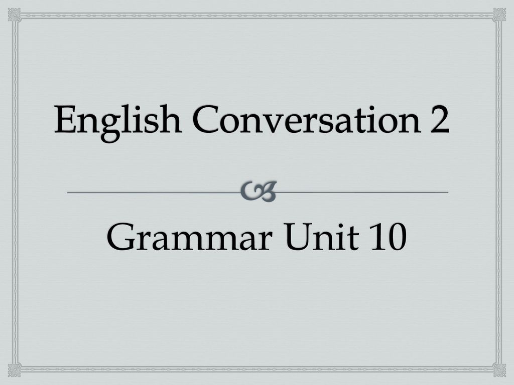 English conversation 2 top