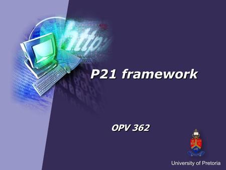 P21 framework OPV 362.