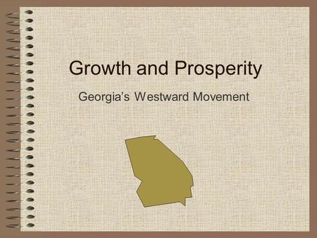 Georgia’s Westward Movement